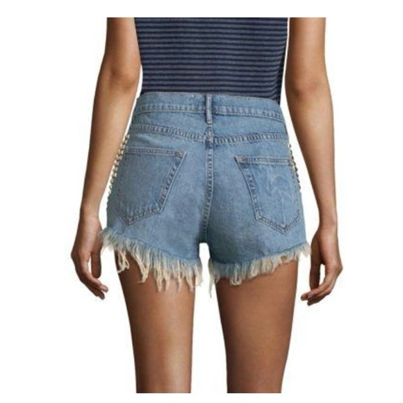 Sandrine Rose THE DOLL DENIM SHORTS IN LIBERTINE size 27 - Picture 2 of 11